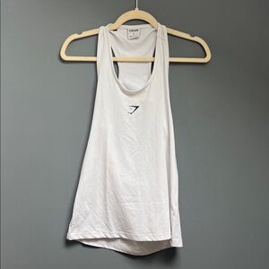 Women's White Gym Tank Top